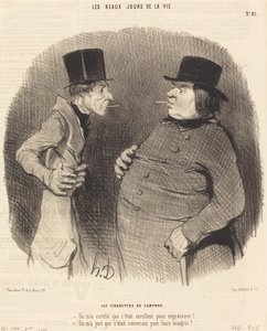 Kafrové cigarety od Honoré Daumier