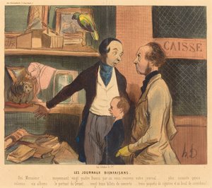 Benevolentní časopisy od Honoré Daumier