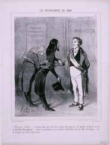 Les Philanthropes du Jour- pane starosto ... Procházka vaším městem ... od Honoré Daumier