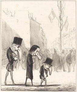 Tři malí světci od Honoré Daumier