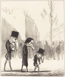 Tři malí světci od Honoré Daumier