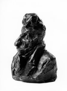 Busty obviněné z karikatury „Celebrity spravedlivého středu“ Jean Auguste Chevandier de Valdrome (1781-1865), poslanec a vrstevník Francie. Hloupý.““ Socha Honore Daumiera (1808-1879) 19. století. Inv D 48,9 Rozm. v cm V 18 x Š 12 Muzeum od Honoré Daumier