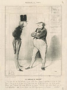 Provinční komedianti od Honoré Daumier