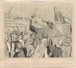 koňské dostihy od Honoré Daumier