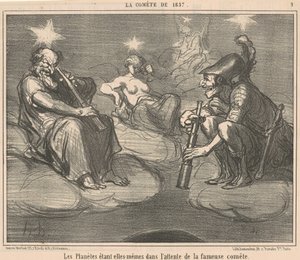 Planety jsou samy v... od Honoré Daumier