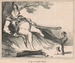 Zlobr a malý palec od Honoré Daumier