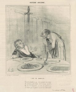 Damoklův meč od Honoré Daumier