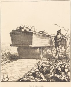 německá jednota od Honoré Daumier