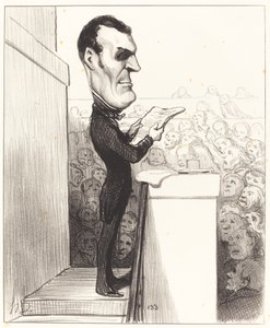 M.L.P.F. Esquirou de Parieu od Honoré Daumier