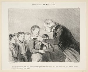 M Alfred Cabassol..přijměte toto znamení od od Honoré Daumier