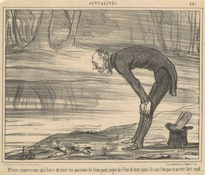 M. Coste, který si to uvědomil střelbou od Honoré Daumier