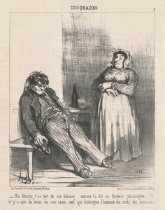 Moje žena, mýlíte se, když mě obviňujete... od Honoré Daumier