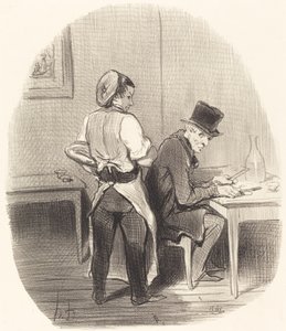 Ale, pane, ujišťuji vás, že je to... telecí!... od Honoré Daumier