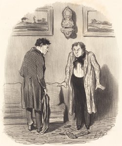 Ale když ti řeknu, že nemůžu hýbat nohama... od Honoré Daumier