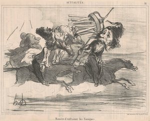 Jak vycvičit kozáky od Honoré Daumier