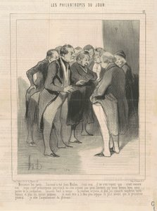 Pánové z poroty... obžalovaný zabil Jean Maclou... od Honoré Daumier
