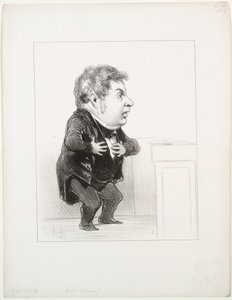 Michel Goudchaux, 1849. od Honoré Daumier