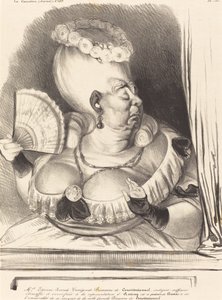 Paní Etienne-Goconde-Cunégonde-Bécassine od Honoré Daumier