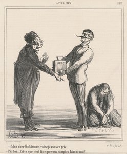 Můj milý Holštýnre, prosím hlasujte... od Honoré Daumier