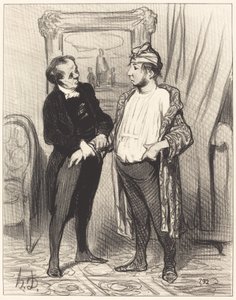 Má drahá, ujišťuji tě, že... od Honoré Daumier