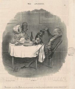 Monsieur má své zvíře, Madame její zvíře... od Honoré Daumier