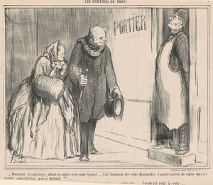 Pan recepční, jdem večer od Honoré Daumier
