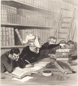 Pane, omlouvám se, jestli vás trochu obtěžuji... od Honoré Daumier