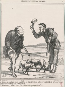 Pane, vzhledem k naprosté nepřítomnosti... od Honoré Daumier