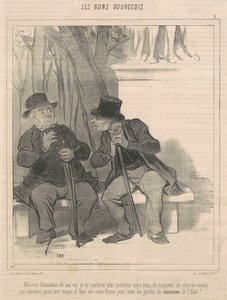 Mossieu Rabourdeau... Už se s vámi nebudu bavit o politice... od Honoré Daumier
