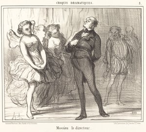 Mossie, ředitel od Honoré Daumier
