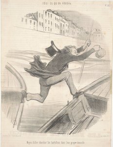 Prostředky, jak získat parmy v jejich vlastním domě od Honoré Daumier