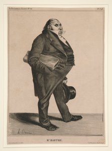 Pan Barthe, pl. 294 ze série C?l?brit? de la Caricature (karikatura od Honoré Daumier