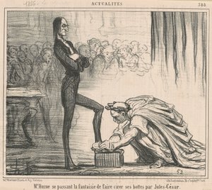 Pan Hume předstírá... od Honoré Daumier