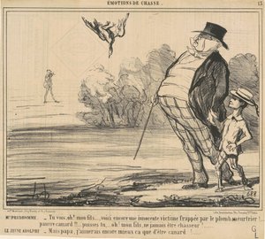 Pane Prudhomme. Vidíš, Oh! Můj syn ... od Honoré Daumier