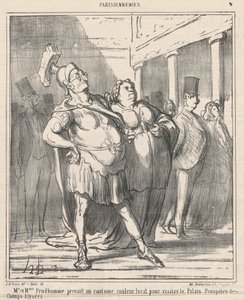 Pan a paní Prudhomme si... od Honoré Daumier
