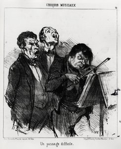 Hudební skeče: obtížná pasáž. Illustration d