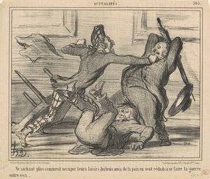 Už neví, jak využít svůj volný čas... od Honoré Daumier