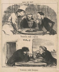 Nová anglická móda od Honoré Daumier