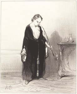 Ó potěšení z opia, které ode mě uchvacuješ!... od Honoré Daumier