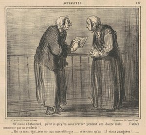 Ach! Mamechaboulard... co se stane... stane... od Honoré Daumier