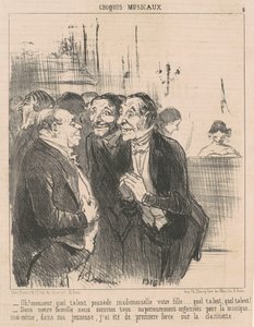 Ach! Pane, jaký talent má... od Honoré Daumier