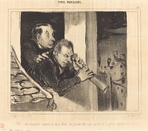 Oh!... naprosto jako bychom tam byli; Ten velký... od Honoré Daumier
