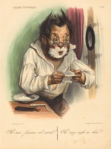 Ach! Moje žena je mrtvá! od Honoré Daumier