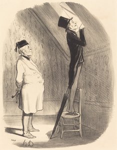Ach! pokud jde o výhled, nenajdete lepší než zde! od Honoré Daumier