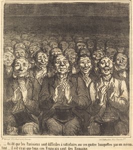 Říká se, že Pařížané... od Honoré Daumier