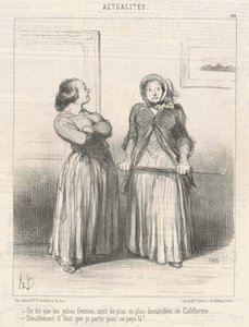 Říká se, že krásné ženy jsou... od Honoré Daumier