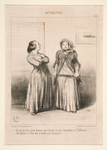 V Kalifornii jsou prý stále více žádané atraktivní ženy od Honoré Daumier