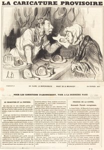Zboží očucháváme... před mechanizací!... od Honoré Daumier