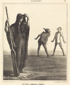 Kde Benátky začínají doufat od Honoré Daumier