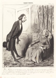 Ano, madam, jsem zcela oddán našemu... princi... od Honoré Daumier
